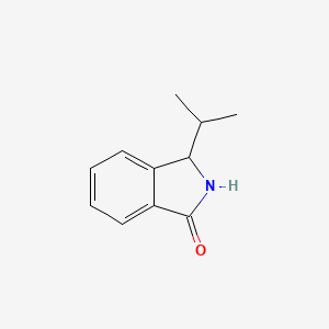 molecular formula C11H13NO B591201 3-Isopropylisoindolin-1-one CAS No. 126091-37-0