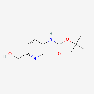 molecular formula C11H16N2O3 B591207 tert-Butyl (6-(hydroxymethyl)pyridin-3-yl)carbamate CAS No. 323578-38-7