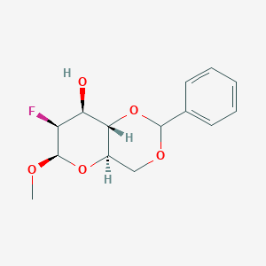 Methyl-4,6-O-benzylidene-2-deoxy-2-fluoro-beta-D-mannopyranoside