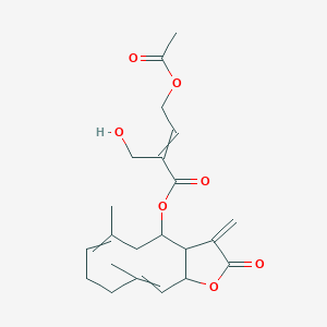 8beta-(4-Acetoxy-5-hydroxytigloyloxy)costunolide