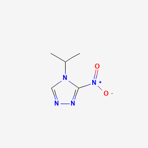 molecular formula C5H8N4O2 B591210 4-Isopropyl-3-nitro-4H-1,2,4-triazole CAS No. 139339-83-6
