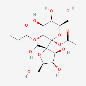 alpha-D-Glucopyranoside, beta-D-fructofuranosyl, acetate 2-methylpropanoate