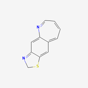 molecular formula C11H8N2S B591224 2H-[1,3]thiazolo[5,4-h][1]benzazepine CAS No. 125736-68-7