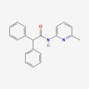 molecular formula C20H18N2O B5912318 N-(6-methylpyridin-2-yl)-2,2-diphenylacetamide 