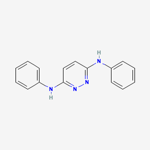 molecular formula C16H14N4 B5912338 3,6-Pyridazinediamine, N,N'-diphenyl- CAS No. 94671-58-6