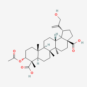 molecular formula C32H48O7 B591248 Acantrifoic acid A 