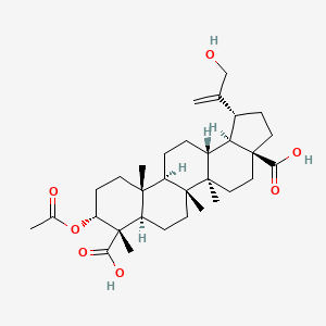 molecular formula C32H48O7 B591248 Acantrifoic acid A CAS No. 654663-85-1