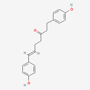 molecular formula C19H20O3 B591293 1,7-Bis(4-hydroxyphenyl)hept-6-en-3-one 