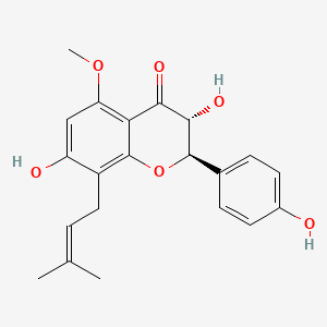 (2R,3R)-3,7,4'-Trihydroxy-5-methoxy-8-prenylflavanone