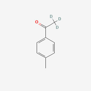 molecular formula C9H10O B591314 4'-Methylaceto-D3-phenone CAS No. 128599-53-1