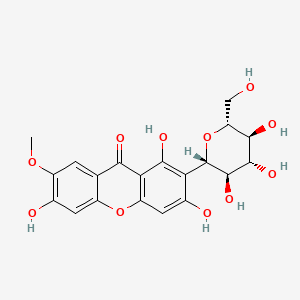 molecular formula C20H20O11 B591316 7-O-Methylmangiferin CAS No. 31002-12-7