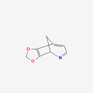 molecular formula C8H7NO2 B591318 2H,4H-4,8-Methano[1,3]dioxolo[4,5-c]azepine CAS No. 126020-05-1