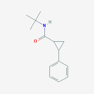molecular formula C14H19NO B5913187 N-tert-butyl-2-phenylcyclopropanecarboxamide 