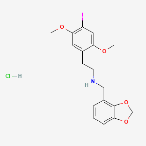 molecular formula C18H21ClINO4 B591324 25I-NBMD (hydrochloride) CAS No. 1539266-14-2