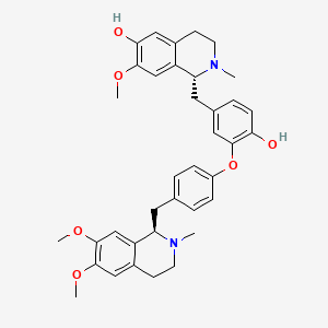 molecular formula C37H42N2O6 B591344 大叶黄杨碱 CAS No. 30984-80-6