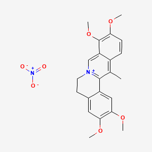 molecular formula C22H24N2O7 B591346 Dehydrocorydaline nitrate CAS No. 13005-09-9