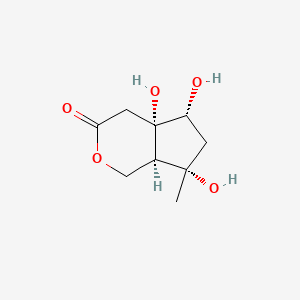 molecular formula C9H14O5 B591352 Buergerinin B 