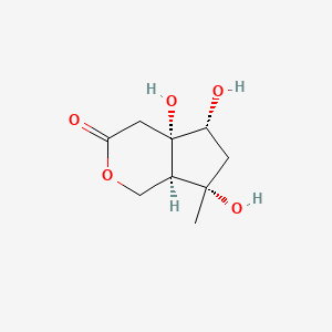 molecular formula C9H14O5 B591352 Buergerinin B CAS No. 919769-83-8