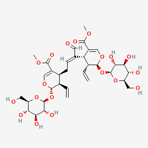 molecular formula C34H46O19 B591355 (Z)-Aldosecologanin (Centauroside) CAS No. 471271-55-3