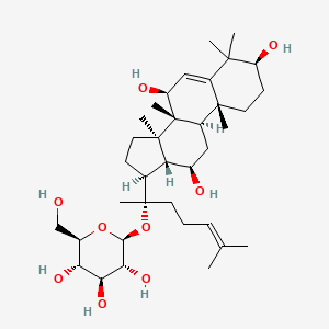 molecular formula C36H60O9 B591358 (+)-Ginsenoside Rh7 CAS No. 343780-68-7