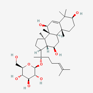 molecular formula C36H60O9 B591358 GensenosideRh7 CAS No. 343780-68-7