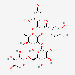 molecular formula C32H38O20 B591363 Helicianeoide B 