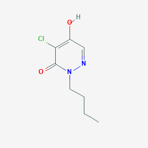 molecular formula C8H11ClN2O2 B5913720 2-Butyl-4-chloro-5-hydroxypyridazin-3(2H)-one CAS No. 64178-64-9