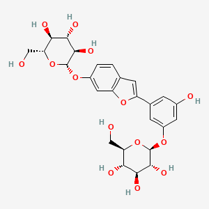 molecular formula C26H30O14 B591388 Mulberroside F CAS No. 193483-95-3