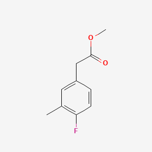 molecular formula C10H11FO2 B591391 Methyl 2-(4-fluoro-3-methylphenyl)acetate CAS No. 131113-94-5