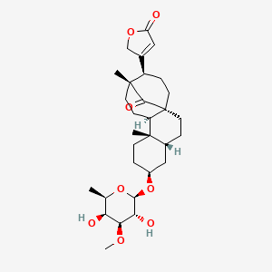 molecular formula C30H44O8 B591398 Oleaside B CAS No. 71699-08-6