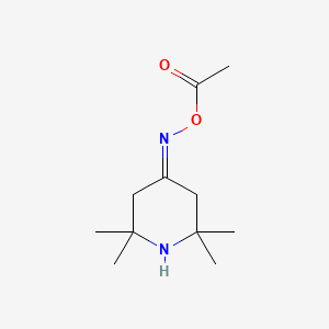 molecular formula C11H20N2O2 B5914162 (2,2,6,6-Tetramethylpiperidin-4-ylidene)amino acetate 