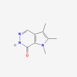 1,2,3-Trimethyl-1H-pyrrolo[2,3-d]pyridazin-7(6H)-one