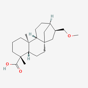 molecular formula C21H34O3 B591427 Siegesmethyletheric acid 