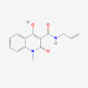 molecular formula C14H14N2O3 B5914288 N-Allyl-4-hydroxy-1-methyl-2-oxo-1,2-dihydroquinoline-3-carboxamide 