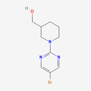 [1-(5-Bromopyrimidin-2-yl)piperidin-3-yl]methanol