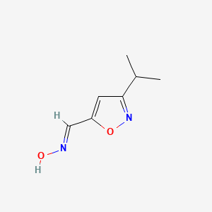 3-Isopropylisoxazole-5-carbaldehyde oxime