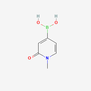 molecular formula C6H8BNO3 B591475 (1-Methyl-2-oxo-1,2-dihydropyridin-4-yl)boronic acid CAS No. 1351413-50-7