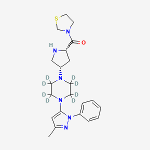 molecular formula C22H30N6OS B591477 Teneligliptin D8 