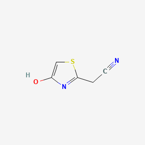 2-(4-Hydroxythiazol-2-yl)acetonitrile
