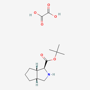 (1S,3aR,6aS)-tert-Butyl octahydrocyclopenta[c]pyrrole-1-carboxylate oxalate