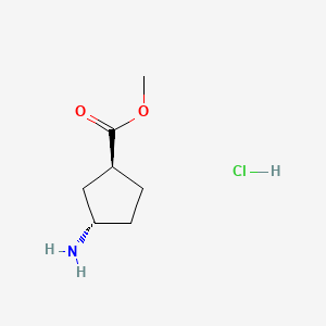 (1S,3S)-methyl 3-aminocyclopentanecarboxylate hydrochloride