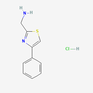 (4-Phenylthiazol-2-yl)methanamine hydrochloride