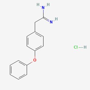 2-(4-Phenoxyphenyl)acetamidine hydrochloride