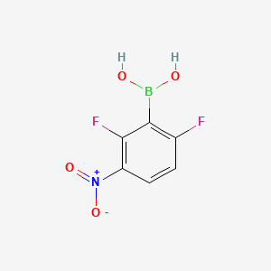 molecular formula C6H4BF2NO4 B591525 2,6-Difluoro-3-nitrophenylboronic acid CAS No. 1150114-28-5