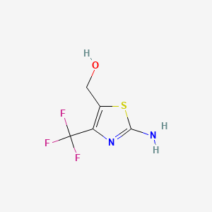 (2-Amino-4-(trifluoromethyl)thiazol-5-yl)methanol