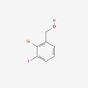 molecular formula C7H6BrIO B591537 (2-Bromo-3-iodophenyl)methanol CAS No. 1261644-21-6