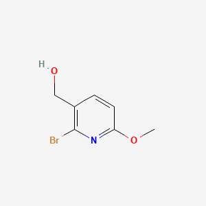 molecular formula C7H8BrNO2 B591544 (2-Bromo-6-methoxypyridin-3-yl)methanol CAS No. 1807211-71-7