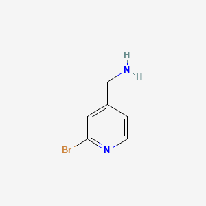 molecular formula C6H7BrN2 B591545 (2-Bromopyridin-4-yl)methanamine CAS No. 858362-82-0