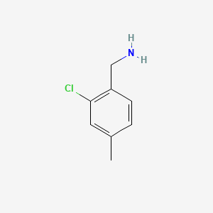 molecular formula C8H10ClN B591549 (2-Chloro-4-methylphenyl)methanamine CAS No. 69957-96-6