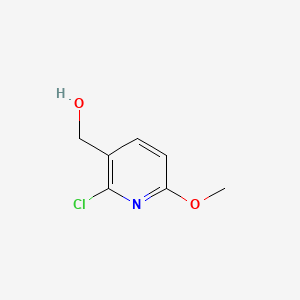 molecular formula C7H8ClNO2 B591555 (2-Chloro-6-methoxypyridin-3-yl)methanol CAS No. 1228898-61-0